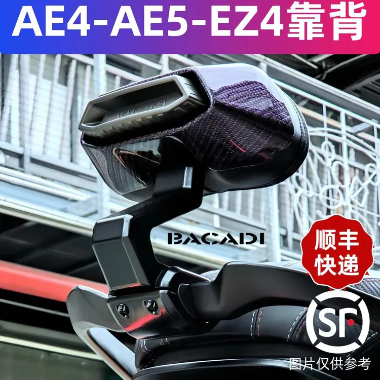 BACADI极核AE5iproAE4ipro靠背加厚后坐靠垫铝合金后靠背电动车