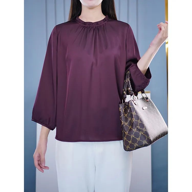 独特漂亮小衫胖mm加宽加大码女装显瘦衣服洋气质遮肚T恤妈妈上衣