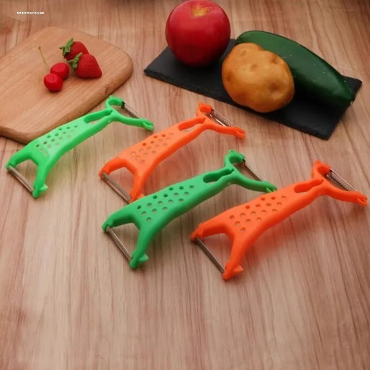 苹果研磨挖孔削皮器瓜刨实用便携厨房绿色去皮多用途工具环保耐用