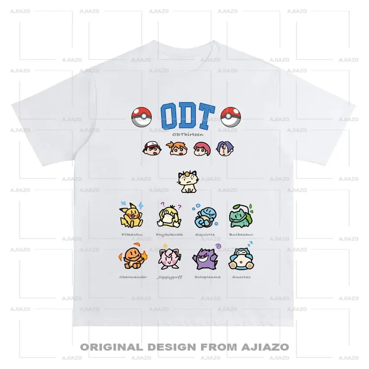 美式【小精灵召唤】纯棉短袖 重磅男女同款宽松百搭休闲上衣