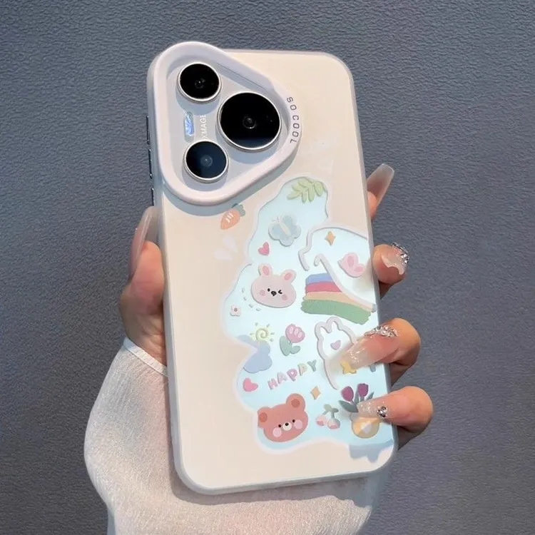 适用卡通乐园华为mate70pro+手机壳艺术感小众HUAWEImate60超火50