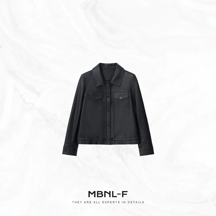 MBNL-F”经典艾尔西“ 100%新西兰小胎绵羊皮皮衣 秦磊XM-XPY6153