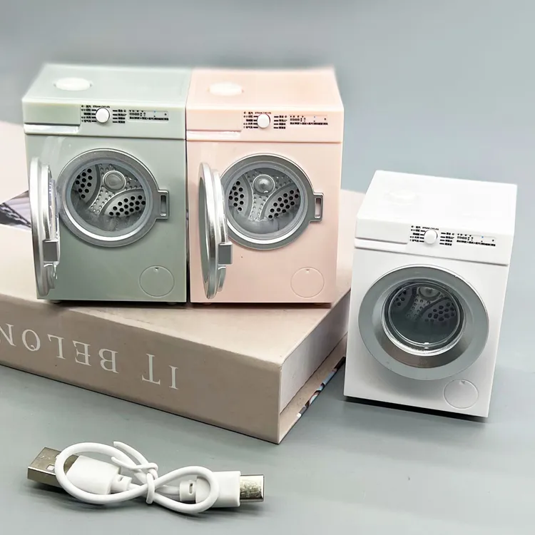 儿童电动洗衣机玩具仿真迷你生活场景家电模型娃娃屋过家家小玩意