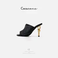 COCO ZONE 刘一一  户外约会旅游逛街高跟鞋CD2A1145