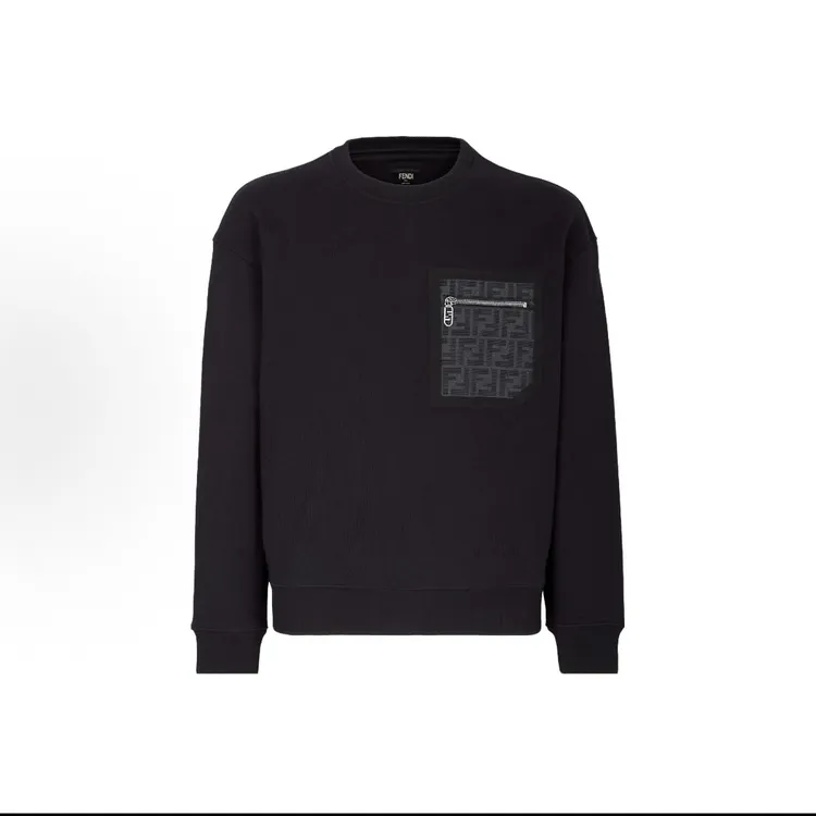 99新 FENDI/芬迪 99新芬迪拼色字母卫衣 50码  BB10036