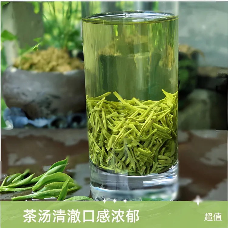 2025蒙顶山毛峰绿茶晚秋茶茶汤清澈口感更浓更香更耐泡源厂家直销