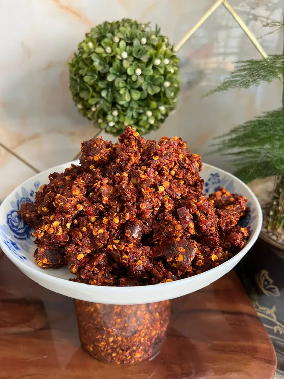 贵州特产湘黔悦纳雍蒜香豆豉粑辣椒素辣椒蘸水懒人辣椒水