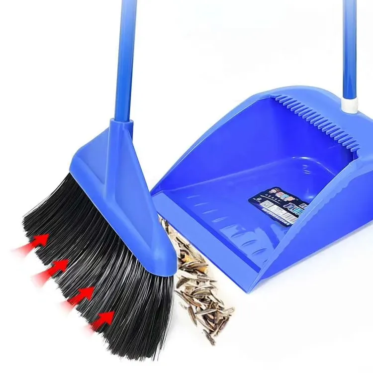 拖把弟木纹大斗商祺蓝扫套装家用簸箕加厚