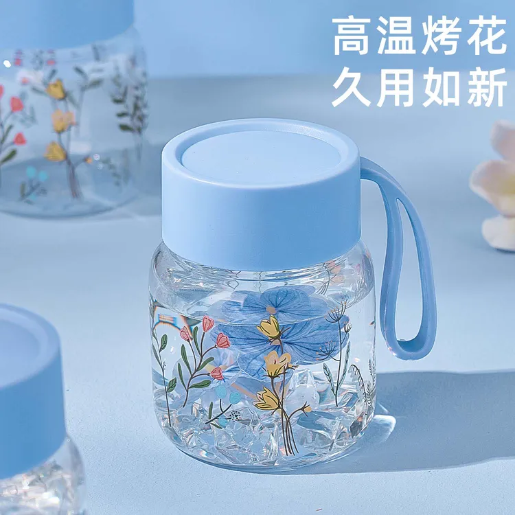 迷你玻璃杯家用高硼硅胖胖杯便携小水杯摇摇杯子牛奶咖啡杯豆浆杯