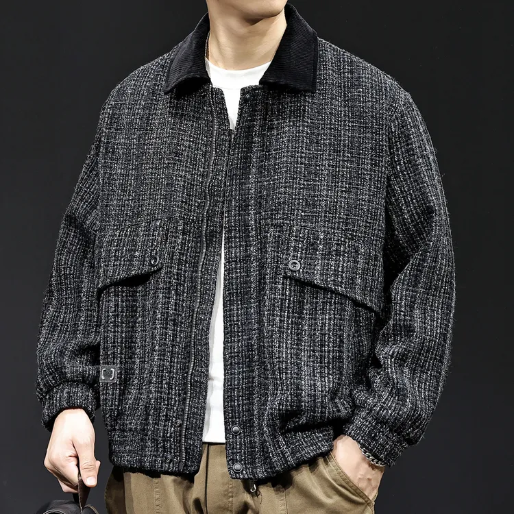MR.MUDI/穆迪先生男士夹克外套春秋款潮宽松休闲百搭上衣秋季衣服