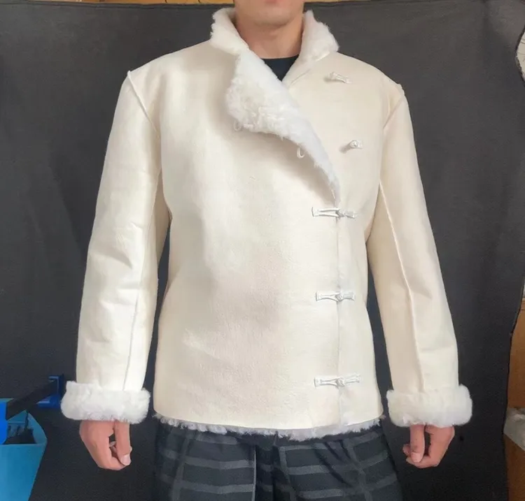 冬季加厚绵羊皮毛一体加厚羊皮袄内胆真皮中式