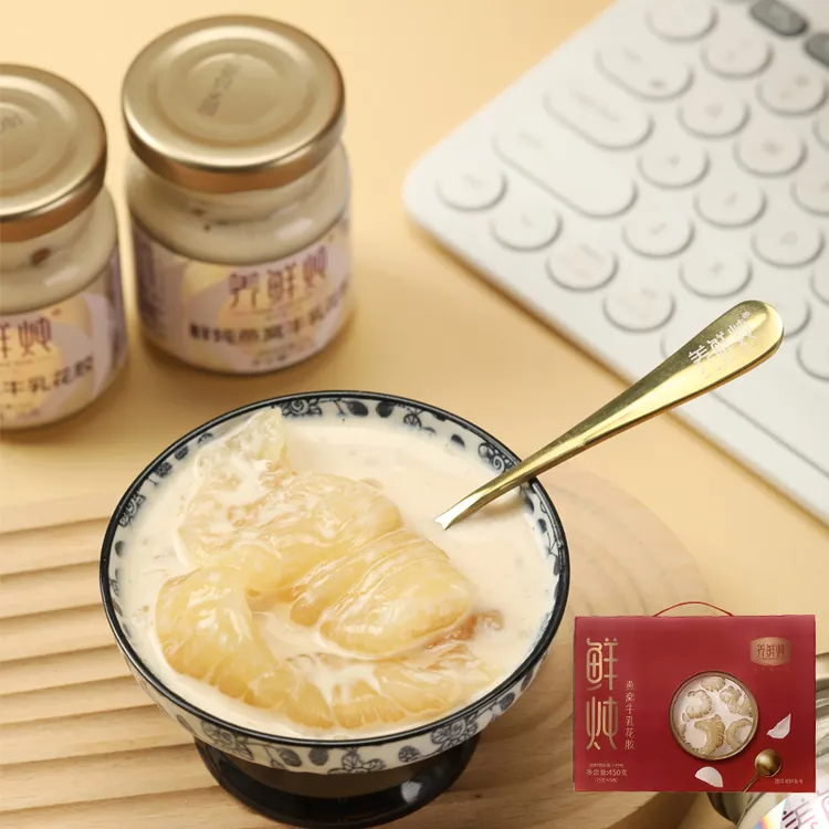 养鲜炖燕窝花胶75g*6瓶白钰鱼胶老胶滋补花胶燕窝女性滋补即食