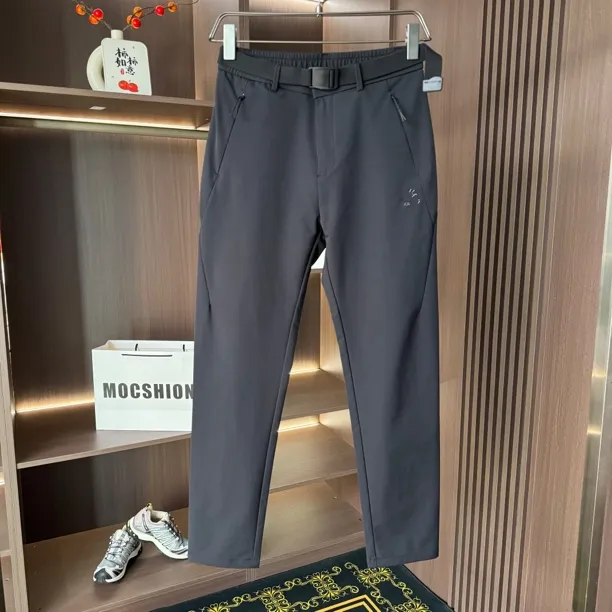 25A35户外防水秋冬软壳休闲新款男修身防风直筒冲锋裤休闲裤长裤