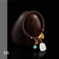 寻祈|和田玉*手绳*S925银镀金PNC25091904多样性发其一