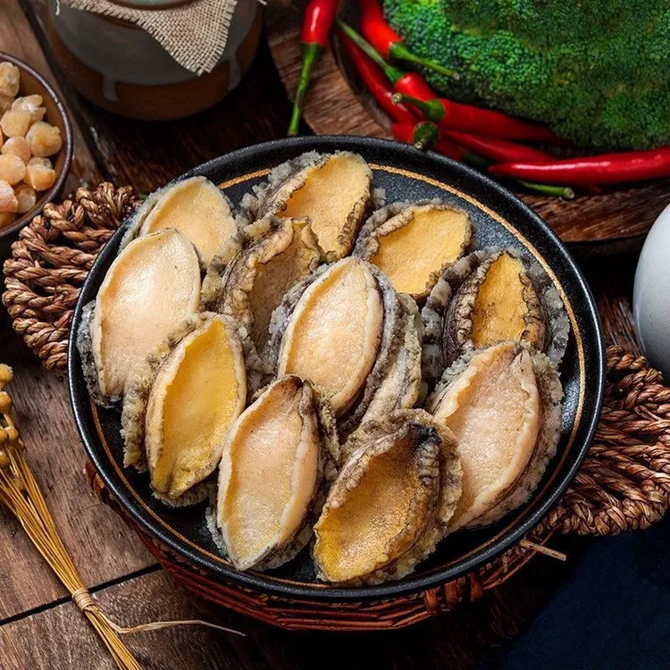 新鲜鲍鱼肉纯肉去牙去壳去内脏真空包装500g/袋生鲜鲍鱼