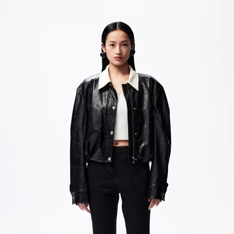 【会员专享】REVAN STUDIO气质时尚复古小个子短外套SN70105545