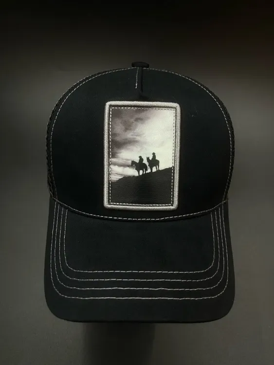 断臂山卡车司机帽男女同款复古帽子美式风格网帽牧马人