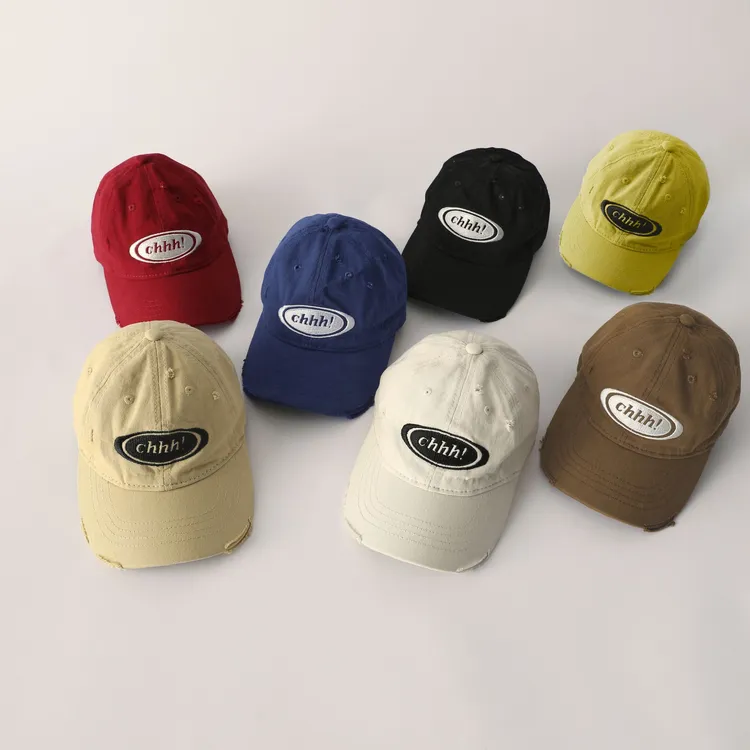 多多家8176【质感.棒球帽】儿童有型双层百搭休闲刺绣帽子组合