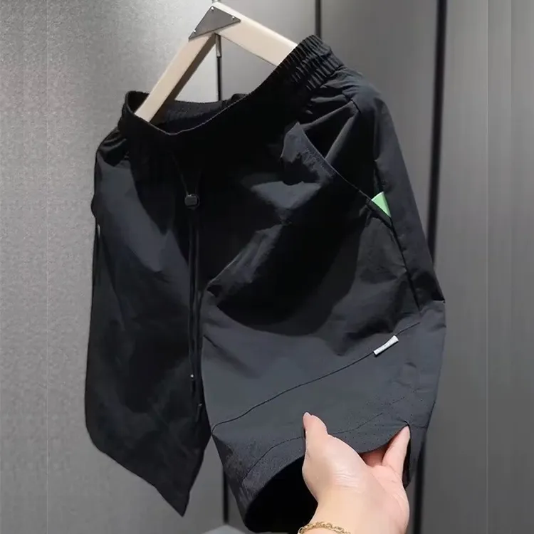 欧货短裤男2025夏季透气舒适薄款时尚纯色百搭潮流男士休闲五分裤