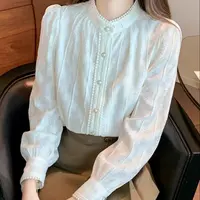 秋款长袖设计感上衣衬衫T017