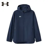 Under Armour/安德玛男子户外休闲运动风足球梭织长袖夹克
