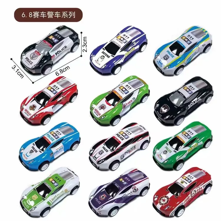 中号回力合金车迷你回力车铁皮车6.8cm合金车