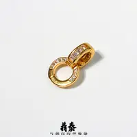 925银玻璃银制品 【印象吉祥】925银万能扣扣