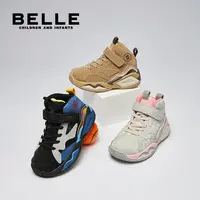 BELLE/百丽2025秋季新款儿童男女休闲运动篮球鞋【L5Q328】