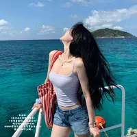 popchee｜奶油吊带｜A类婴童面料～四色平口好版型 薄薄一片！