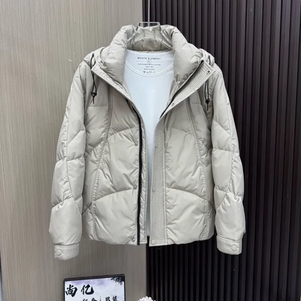 尚亿779冬季新款时尚潮流立体设计感连帽羽绒服保暖百搭男士有型