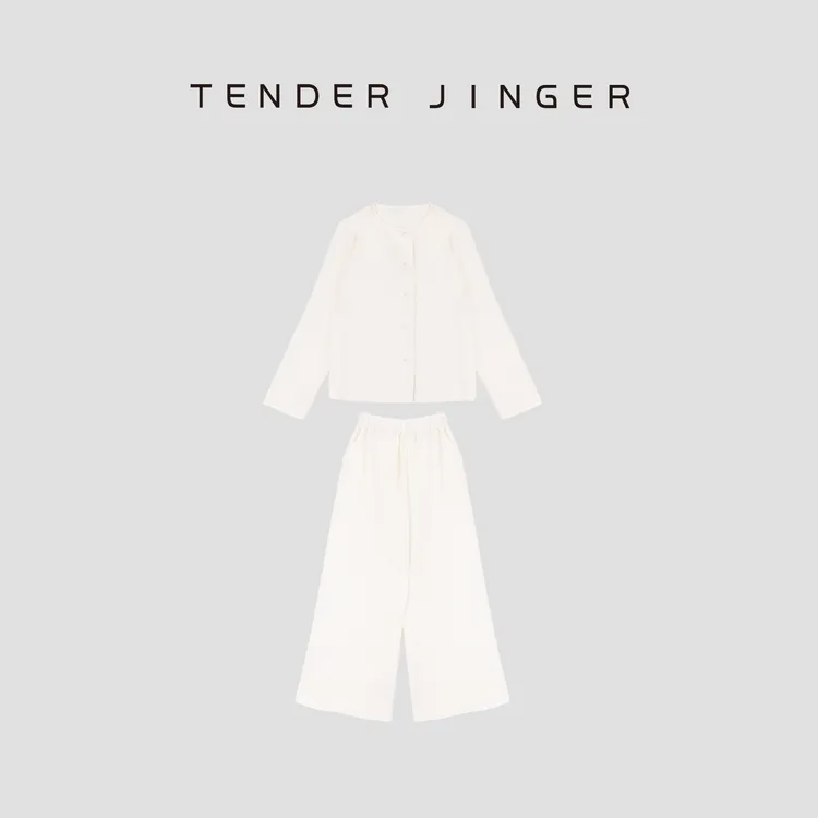 Tender Jinger设计感气质菱格套装T53DWF41246