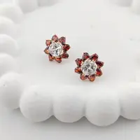 XUPING/旭平首饰 合金合成锆石耳饰 冬上新【潘生福利】 X000709855