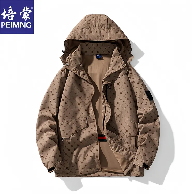 培蒙/PEIMENG新款春秋季外套男女户外防风夹克外套休闲百搭冲锋衣