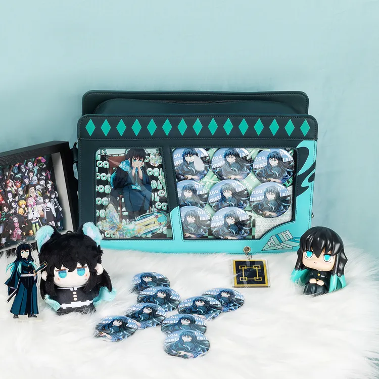 飞鸟君鬼灭之刃·时透无一郎属性痛包《霞云之海》斜挎单肩漫展通勤