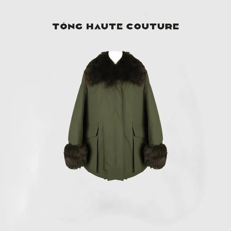 【夕禾】冬季新国标90白鹅绒+澳洲羊毛时尚百搭羽绒服 YW592