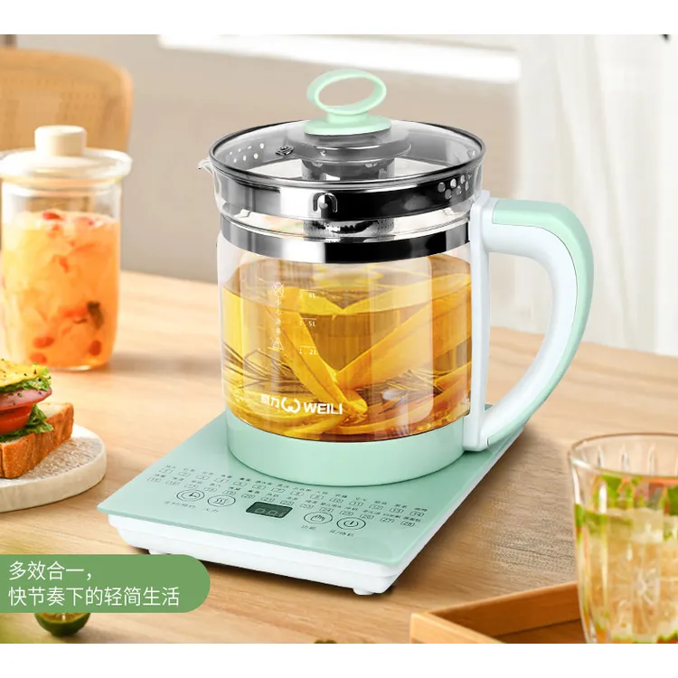 威力半球多功能养生壶玻璃电水壶家用烧水壶煎药壶煮茶养生壶