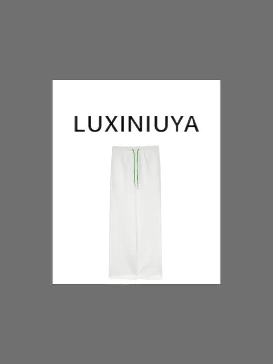 【LUXINIUYA】年度神裤！ 羊毛舒适百搭垂坠感显瘦休闲裤#QDK3021