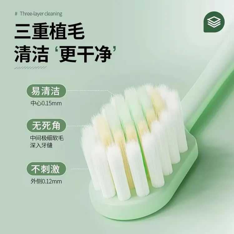 日式小头软毛牙刷成人护龈情侣家庭装旅行便捷学生牙刷成人家用
