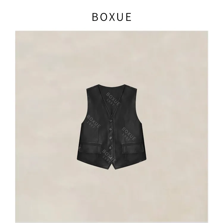 BOXUE “木野” 2025秋季新款高级感马夹 外套#250228W659