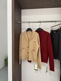 TSEHC.9韩系设计感老钱风100羊毛绞花软糯刺绣针织衫YE001