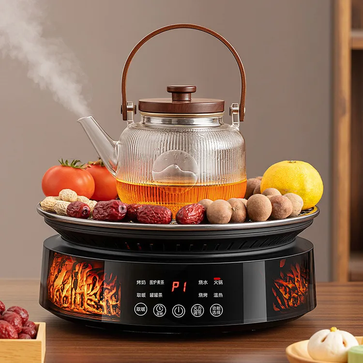 围炉煮茶壶2025新款罐罐茶煮茶家用冬日全套围聚烤火炉套装电陶炉