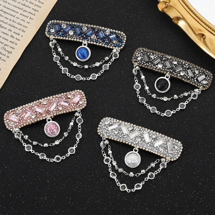 蒙古族新娘头饰合金婚礼头冠舞蹈发饰流苏少数民族配饰发夹发卡