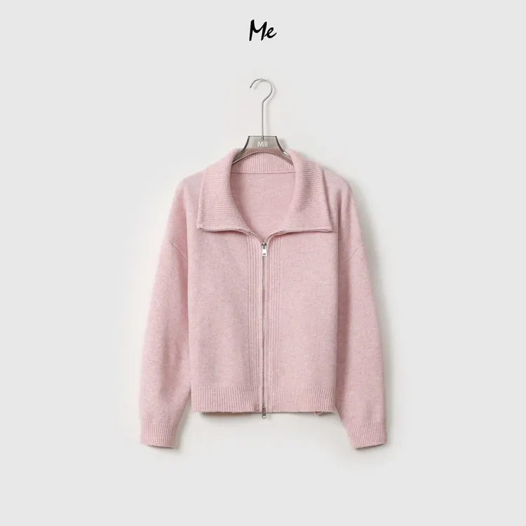 ME【花粉毛衣】100绵羊毛390G云朵柔软弹力针织保暖毛衣MEQA4182