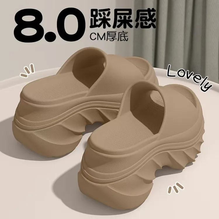 女款高跟洋气增高厚底2025百搭配裙子外穿夏季凉拖鞋沙滩防滑网红