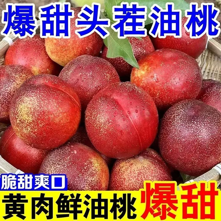 辽南黄心麻脸油桃【新鲜菜摘新鲜发货京东包邮】