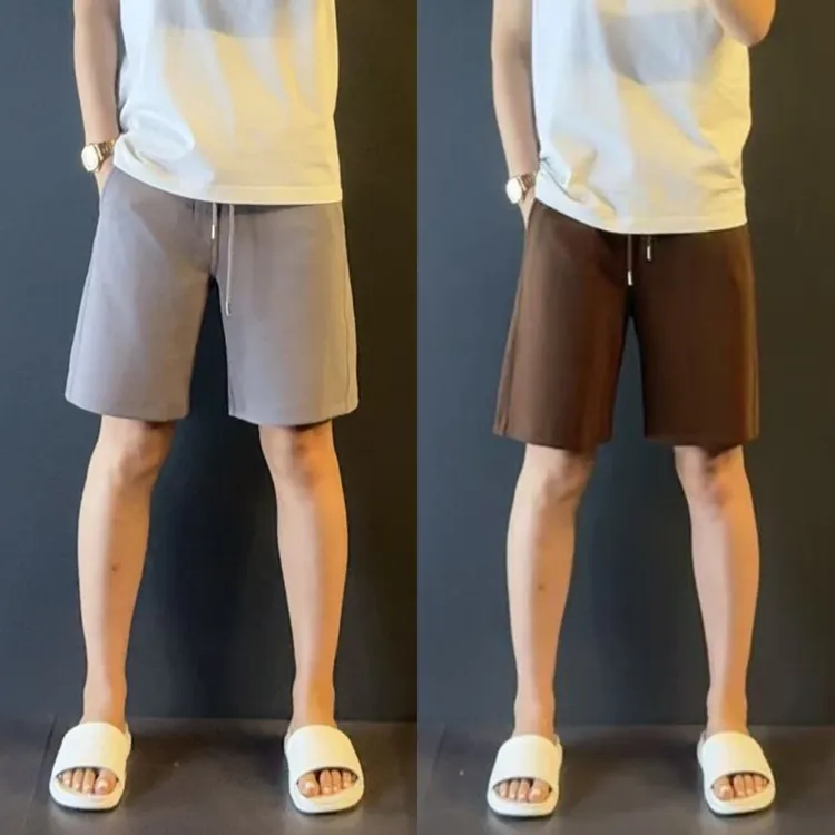 迪卡里奥费雷高端宠粉款短裤23SS7003D夏季男装莫代尔混纺短裤