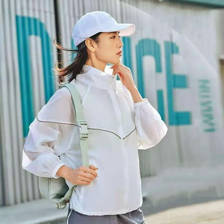 门店29&9！炎日刚需！科技户外休闲/百搭立领速干防晒外套女 L41578