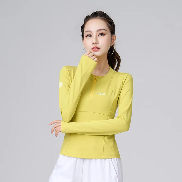 XVRV秋冬新款半拉链长袖T恤透气速干跑步健身运动训练上衣