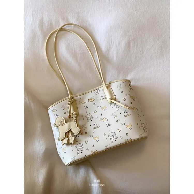 南风Chio2nd 面包小狗 云朵漫游托特包包女通勤大容量手提单肩包