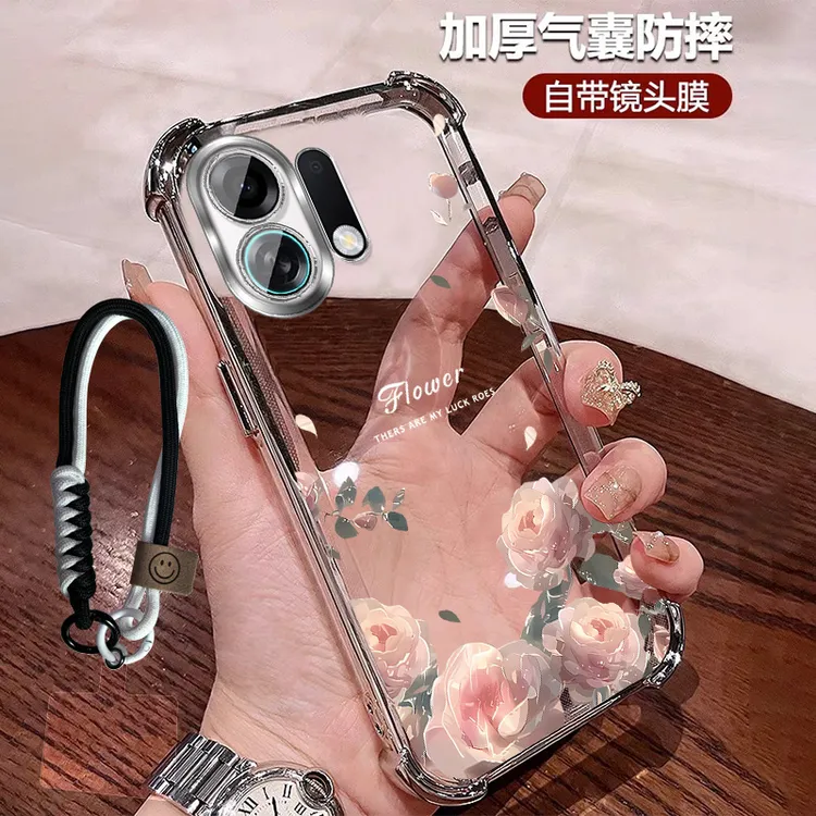 公主风适用oppok13turbopro手机壳四角防摔套K13Turbo带镜头膜ins